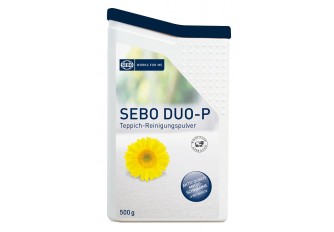 SEBO duo-P Clean-Box Reinigungspulver Teppichpulver 500 Gramm mit Handbürste