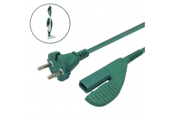 Kabel Stromkabel geeignet für Vorwerk Kobold VK 135 und VK 136 - 7 Meter