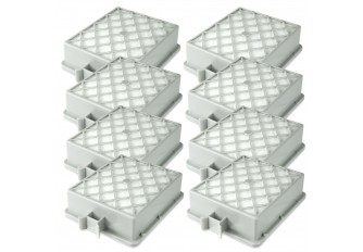 8 Hepa Filter passend für Lux Electrolux Intelligence S115 Langzeitfilter Abluft