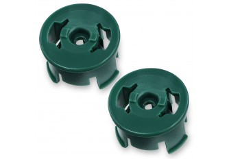 2 Stück Felge Radeinsatz Buchse passend für Rad Vorwerk Kobold EB 350 Elektrobürste