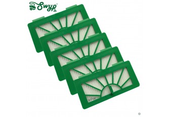 5 HEPA Allergie Filter passend für Vorwerk Kobold VR100 und  Neato XV11 XV12 XV15 XV21 XV25 XV Signature