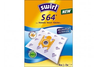 Swirl S 64 Staubsaugerbeutel MicroPor  - Inhalt 8 Stück