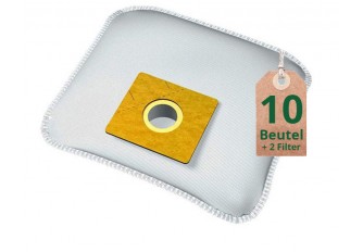 Swyp Vlies Staubsaugerbeutel Filtertüten DISBA WD62 - Inhalt 10 Stück + 2 Filter