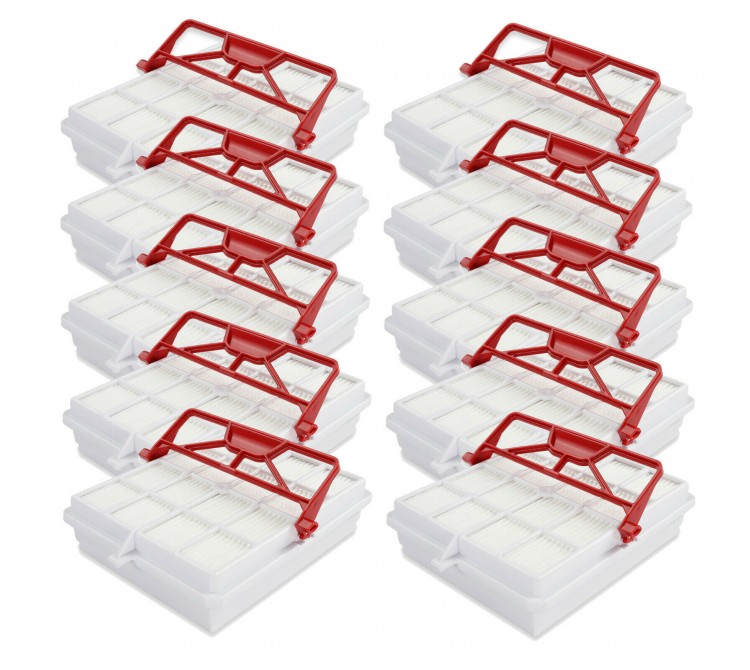 10 Stück Hepa Filter passend für Lux Electrolux Intelligence Hepa S 115 Carbon