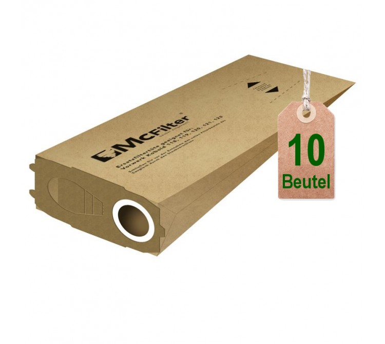 10 Staubsaugerbeutel Filtertüten geeignet für Vorwerk Kobold VK 118 119 120 121 und 122