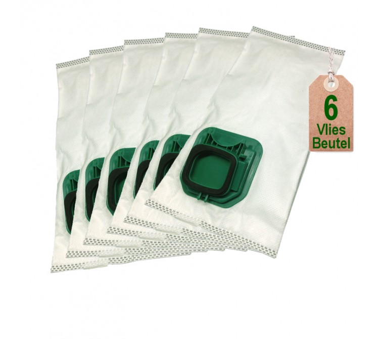 VACS 16 Sacchetti Per Aspirapolvere In Tessuto Non Tessuto 5 Strati – Compatibili Con VORWERK VK 140/150, +4 Filtri Motore
