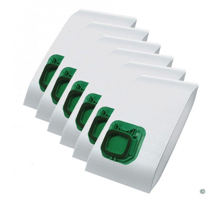 6 Staubsaugerbeutel Filtertüten passend für Vorwerk Kobold VK 140 150 mit EB 360 370