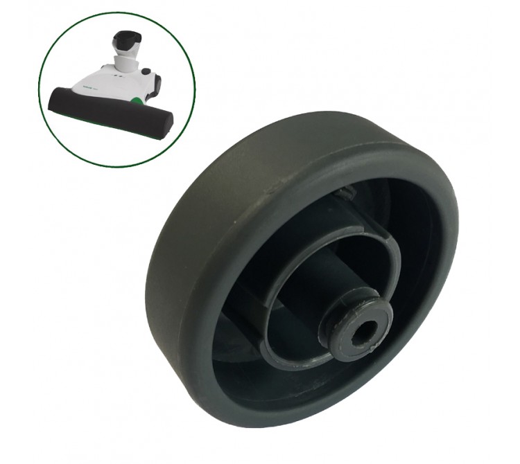 Rad Ersatzrad Hinterrad passend für Vorwerk Kobold Elektrobürste EB 370 