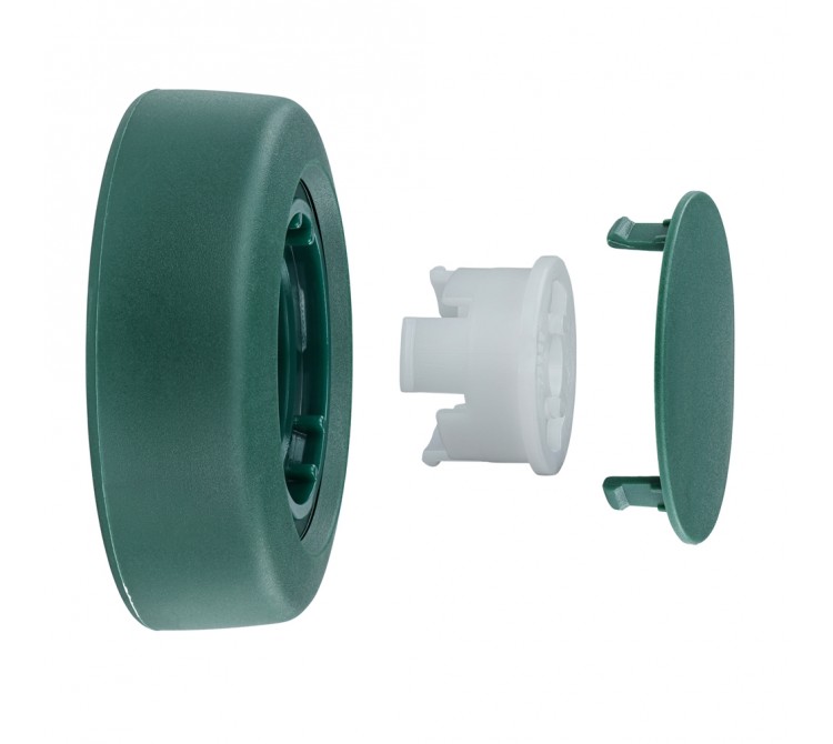 Rad Laufrad mit Felge (weiß) geeignet für Vorwerk Kobold EB 350