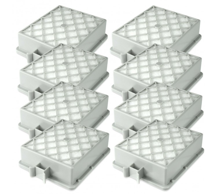 8 Hepa Filter passend für Lux Electrolux Intelligence S115 Langzeitfilter Abluft