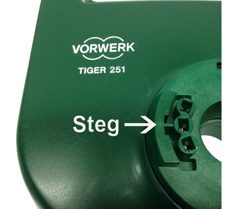 ORIGINAL VORWERK TIGER Deckel für VORWERK TIGER 251 mit Steeg ORIGINAL VORWERK TIGER Deckel für VORWERK TIGER 251 mit Steeg