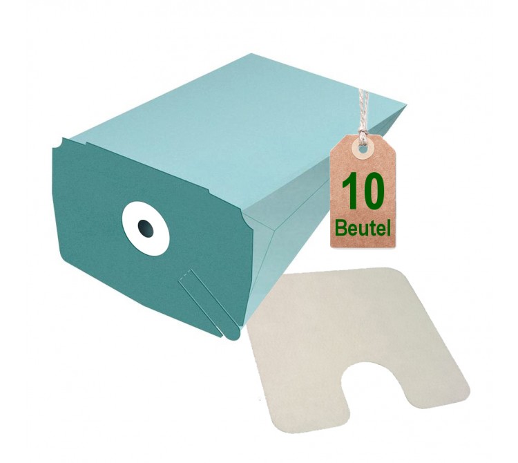 10 Staubsaugerbeutel Filtertüten und Hygienefilter geeignet für Lux D 748 bis D 795