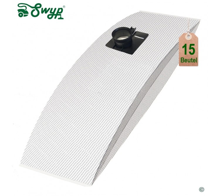 15 Stück Vlies Staubsaugerbeutel passend für Festool CT / CTM / CTL-22 CTL-33 