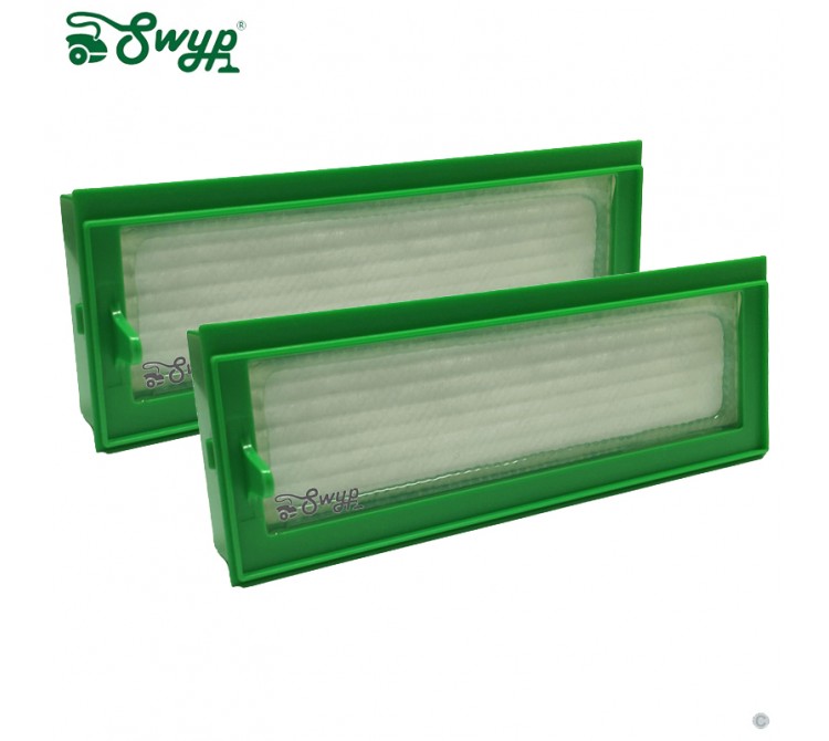 2 Stück HEPA Allergie Filter passend für Vorwerk Kobold VR 200 Saugroboter
