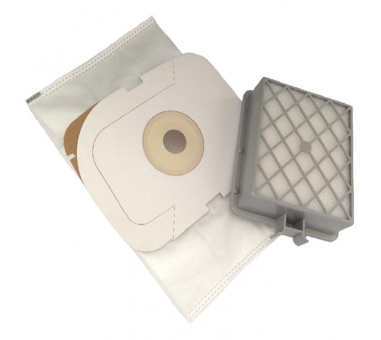 5 Staubsaugerbeut​el Filtertüten passend für Lux Intelligence mit Hepa Filter Langzeitfilter