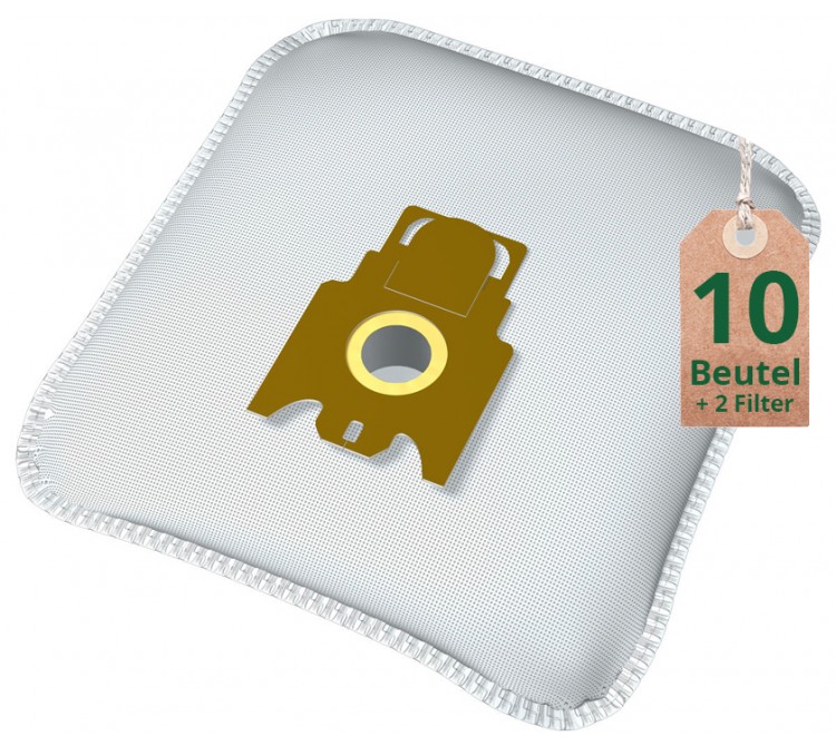 Swyp Vlies Staubsaugerbeutel Filtertüten DISBA MI14m - Inhalt 10 Stück + 2 Filter