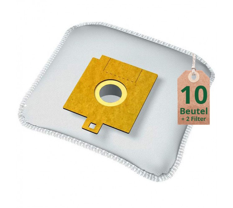Swyp Vlies Staubsaugerbeutel Filtertüten DISBA WD72 - Inhalt 10 Stück + 2 Filter