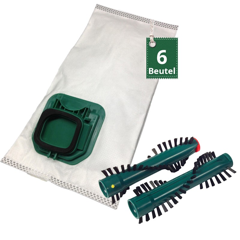 265 5 Filtertüten,geeignet für Vorwerk 260 270 1 x Ersatzbürste EB 360-370