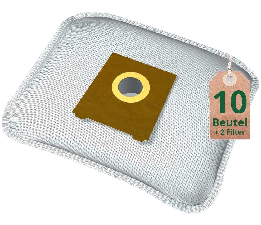 10 Staubsaugerbeutel für Miele S 144 2 Filter Staubbeutel Filtertüten