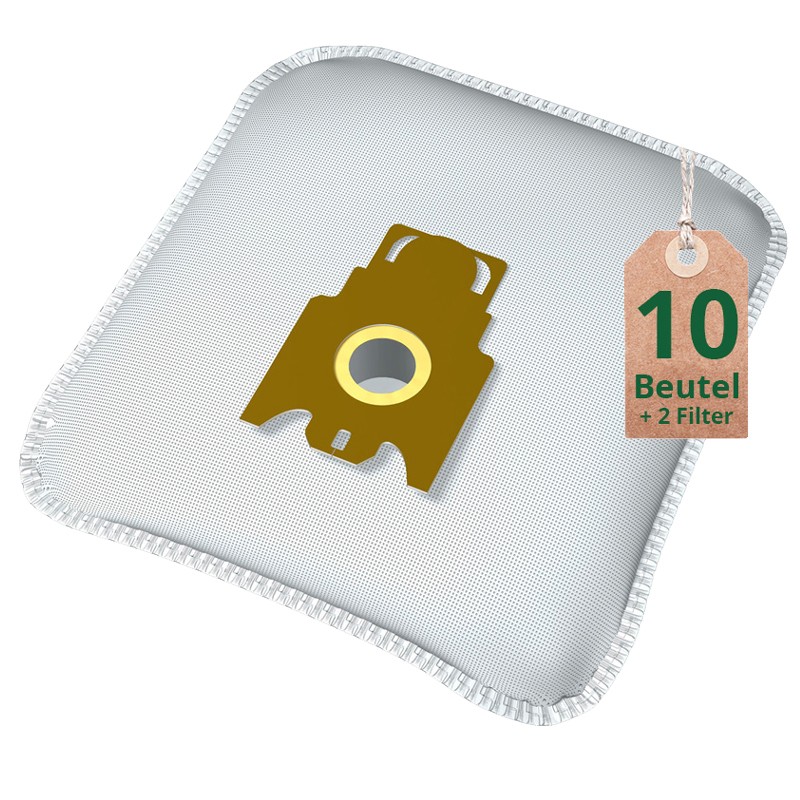 10 Staubsaugerbeutel für Miele Salsa Staubbeutel Filtertüten 2 Filter