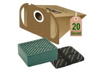 20 Staubsaugerbeutel Filtertüten Hepa Filter geeignet für Vorwerk Tiger VT 251 und VT 252