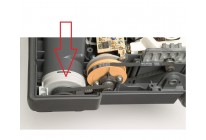 SEBO 5766 hg Bürstenlager Lager links komplett für Bürste SEBO AUTOMATIC X1 X4 G1 G2