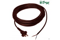 SEBO Felix Classic Anschlussleitung Ersatzkabel Kabel 230V mit EU Stecker 7128SR schwarzrot