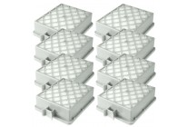 8 Hepa Filter passend für Lux Electrolux Intelligence S115 Langzeitfilter Abluft