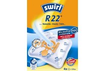 Swirl R 22 Staubsaugerbeutel Filtertüten MicroPor - Inhalt 4 Stück + 1 Filter 