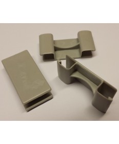 SEBO 6086ER Clip Gehäuseverbinder 3 Stück Ersatzteil für Sebo Airbelt K1 K3 C2.1 C3.1 alle C und K Modelle
