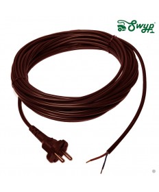 SEBO Felix Classic Anschlussleitung Ersatzkabel Kabel 230V mit EU Stecker 7128SR schwarzrot