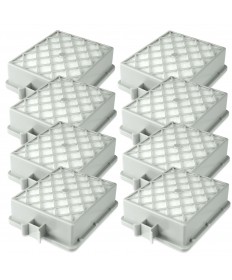 8 Hepa Filter passend für Lux Electrolux Intelligence S115 Langzeitfilter Abluft