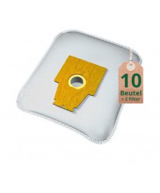 Staubsaugerbeutel Vlies Filtertüten Beutel BAX 3014 - Inhalt 10 Stück + Filter